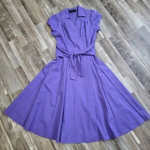 BGL Purple Wrap Dress Size 6